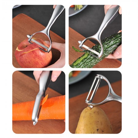 Meidong Vegetable Peelers for Kitchen, Potato Peelers Apple Peeler Y Peeler and I Peeler for Vegetable & Fruit, Fruit Vegetable Multi-Function Peeling